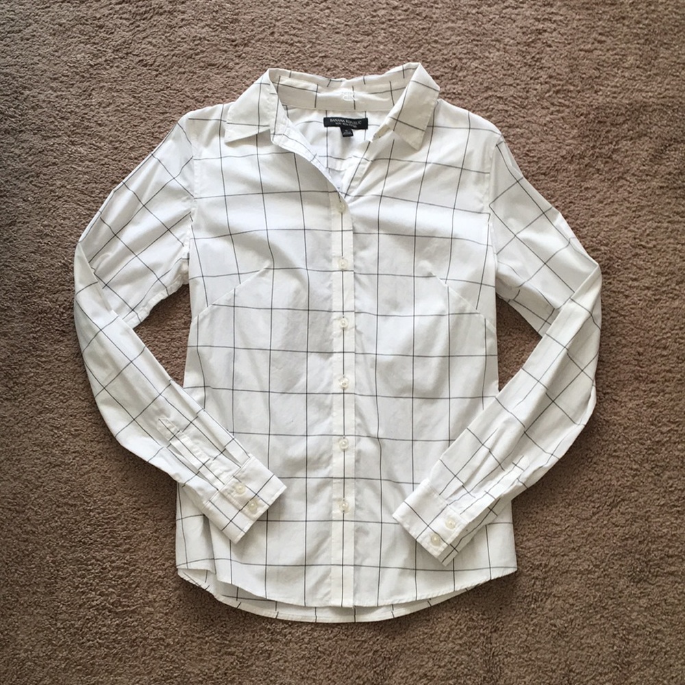 Banana Republic non-iron fitted shirt
